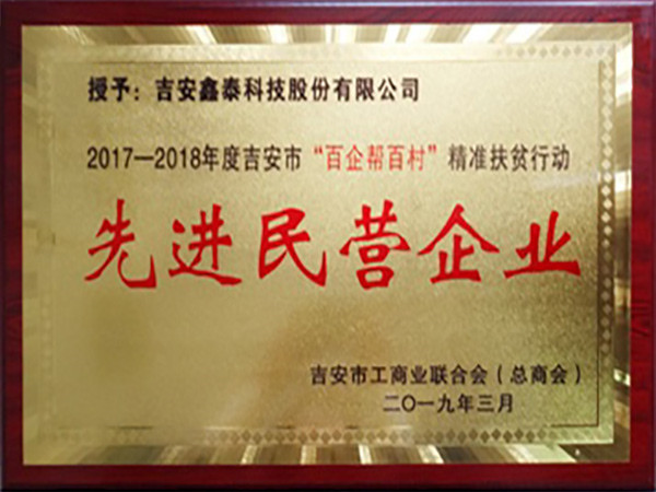 精準(zhǔn)扶貧先進民營企業(yè)
